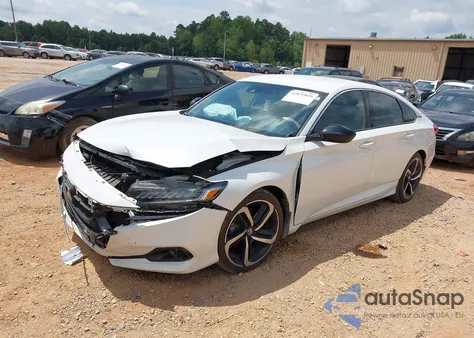 2022 Honda Accord Sport из США, поврежденный, VIN 1HGCV1F31NA080806